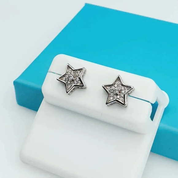 925 Sterling Silver CZ Beautiful Earrings for Women, 1USPAR4207 - Picture 10 of 11